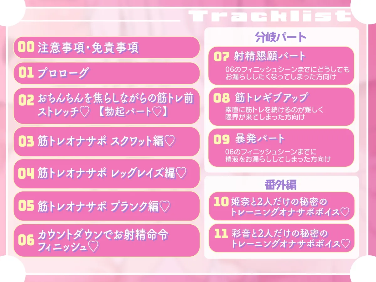 生意気なメスガキ双子インストラクターの射精禁止いじわるオナサポトレーニング♡【筋トレのご褒美でシコシコ寸止めオナニー♡】