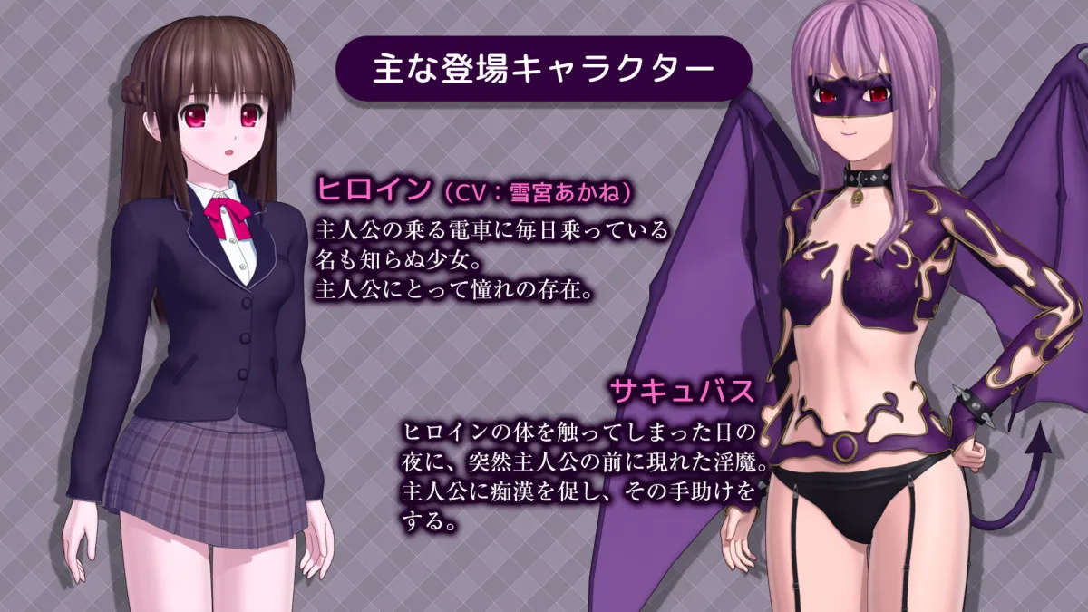 電車の中の淫魔