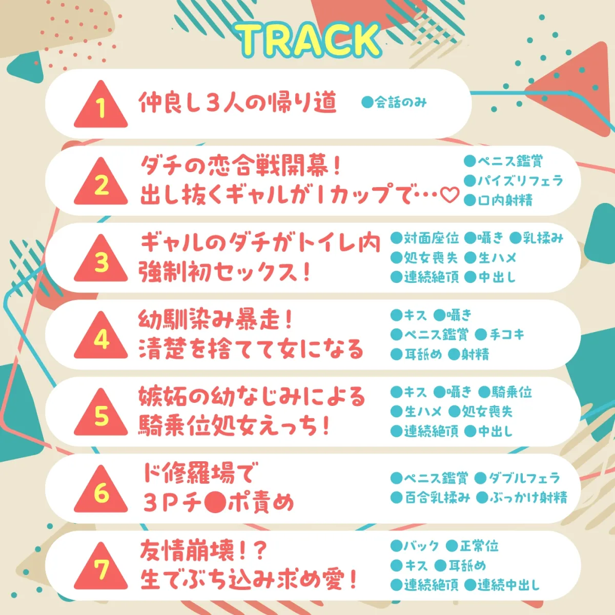 【期間限定55円】友情で結ばれた三角関係はチンポに燃える。-幼なじみとギャルによる快楽責めのSEX恋愛プレイ-＜KU100＞