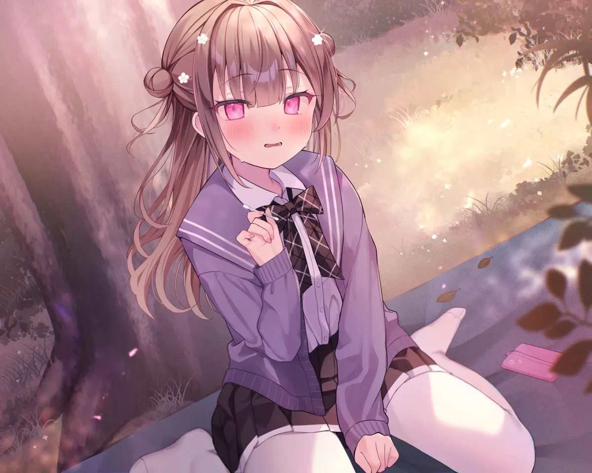 【2026年01月31日迄限定特典】高嶺の花と森の中✨～蝶華女子高校1年2組 恥じらいながらも距離を詰めてくる後輩系女子高生 新妻華妃～【CV.中澤ミナ】