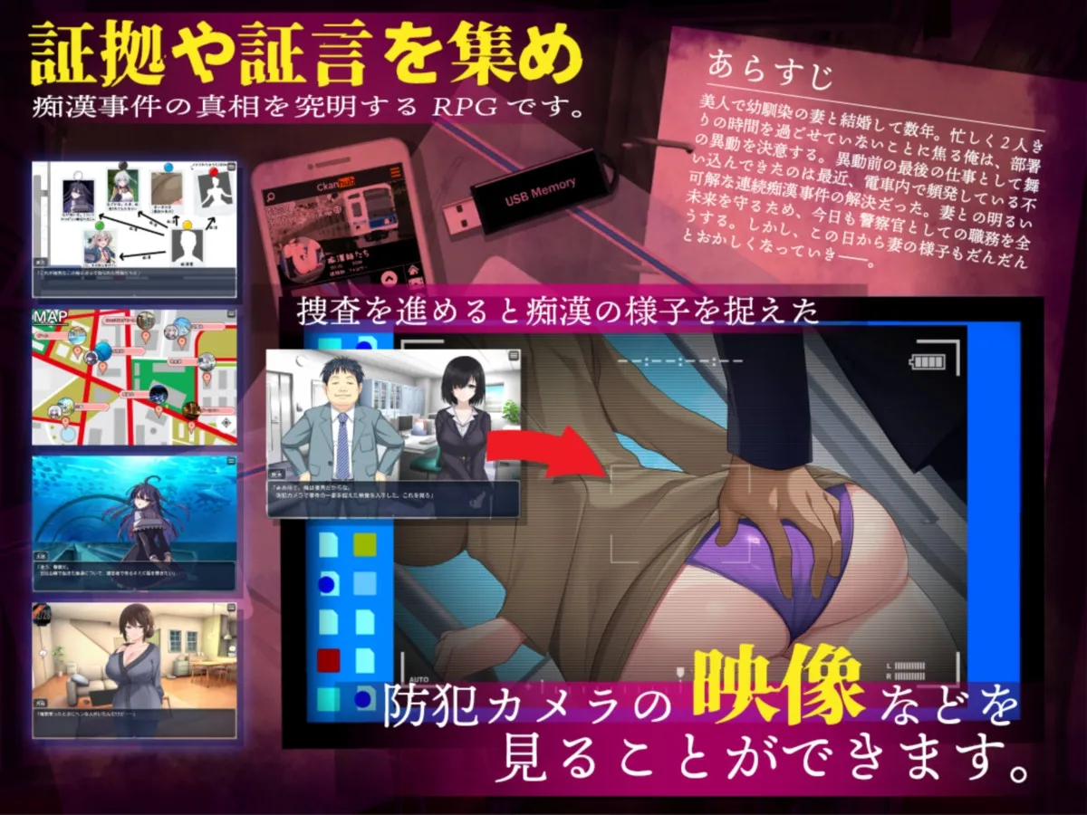 連続痴漢事件簿～妻は真相を孕む～