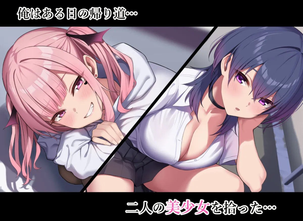 拾った家出少女達がサキュバスだった 拾った家出少女達がサキュバスだった