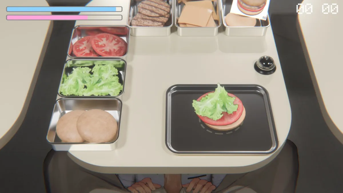 Four Nights at the Burger Shop 〜ハンバーガー食べながら食べられるミニゲーム〜