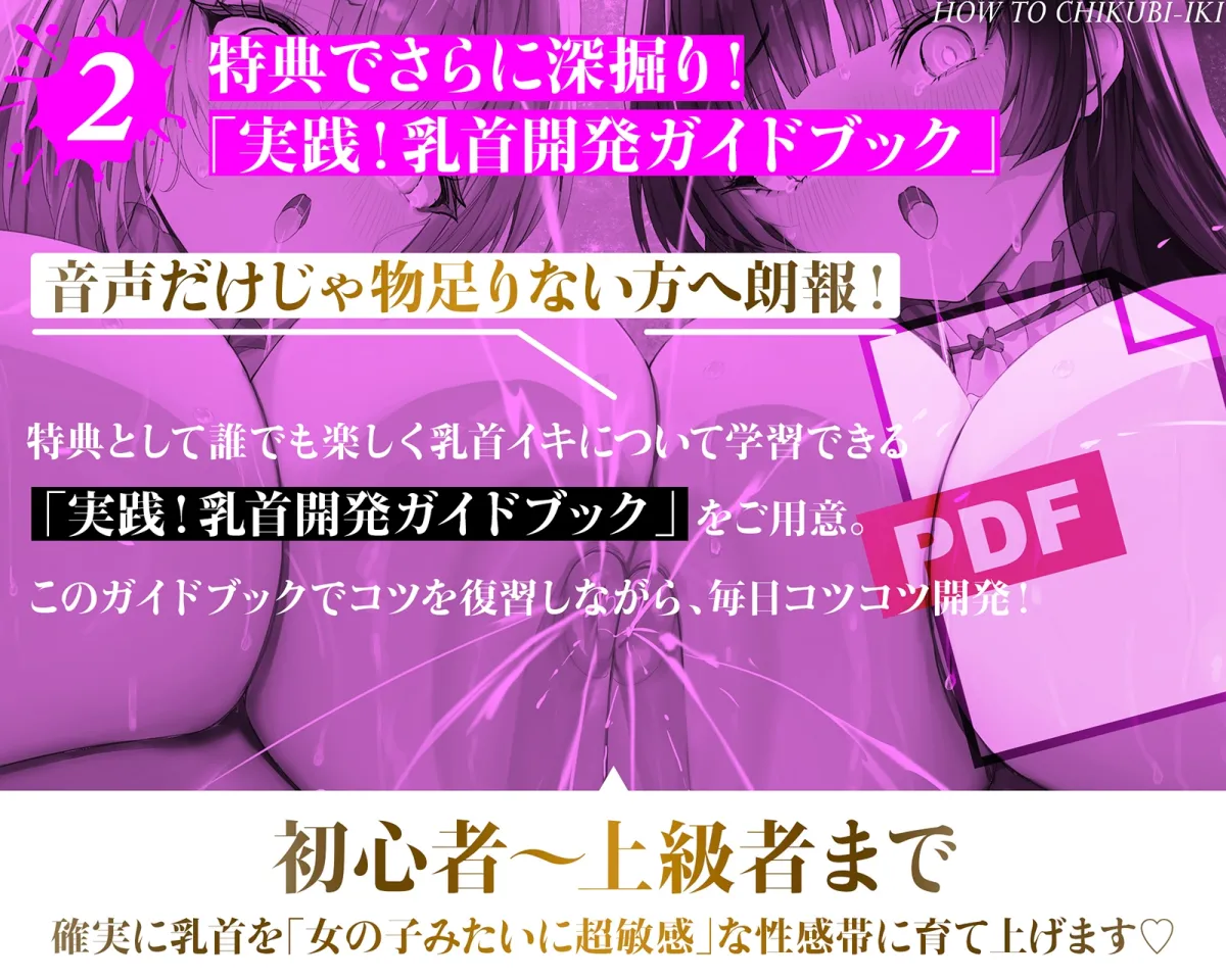 乳首で【イク】!メソッド」~初心者から上級者まで本当に誰でも乳首でイケる『実用』開発メソッド完全版 乳首で【イク】!メソッド」~初心者から上級者まで本当に誰でも乳首でイケる『実用』開発メソッド完全版