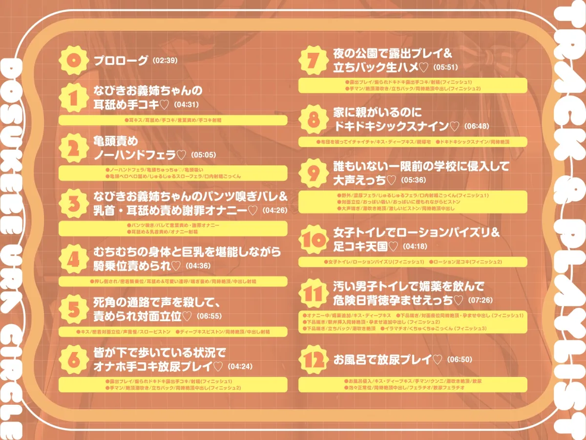 【短時間早抜きGirls♡】ドスケベ裏サークル3~イジワルお義姉ちゃん♡なびきのショート音声集~ 【短時間早抜きGirls♡】ドスケベ裏サークル3~イジワルお義姉ちゃん♡なびきのショート音声集~