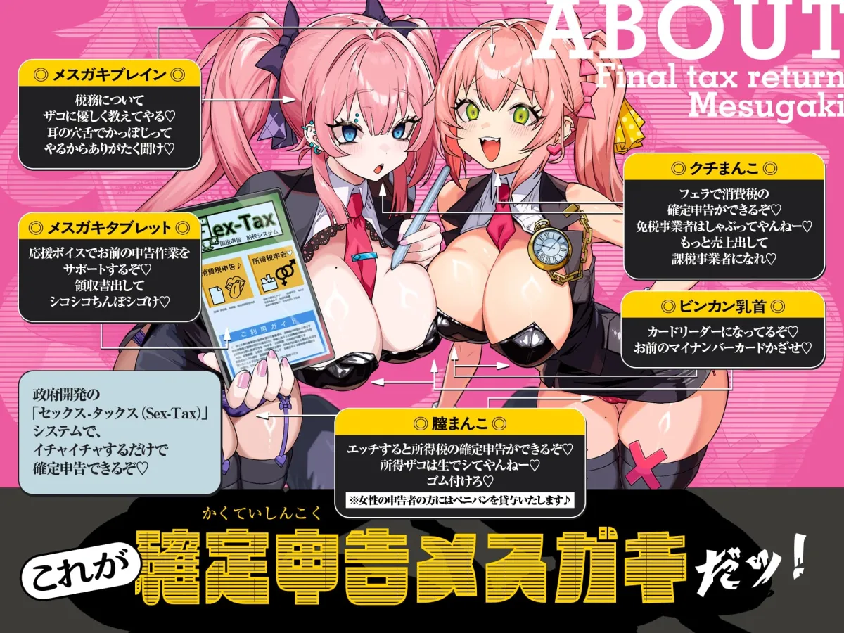 確定申告メスガキッ!【心情代弁抜き特化】 確定申告メスガキッ!【心情代弁抜き特化】