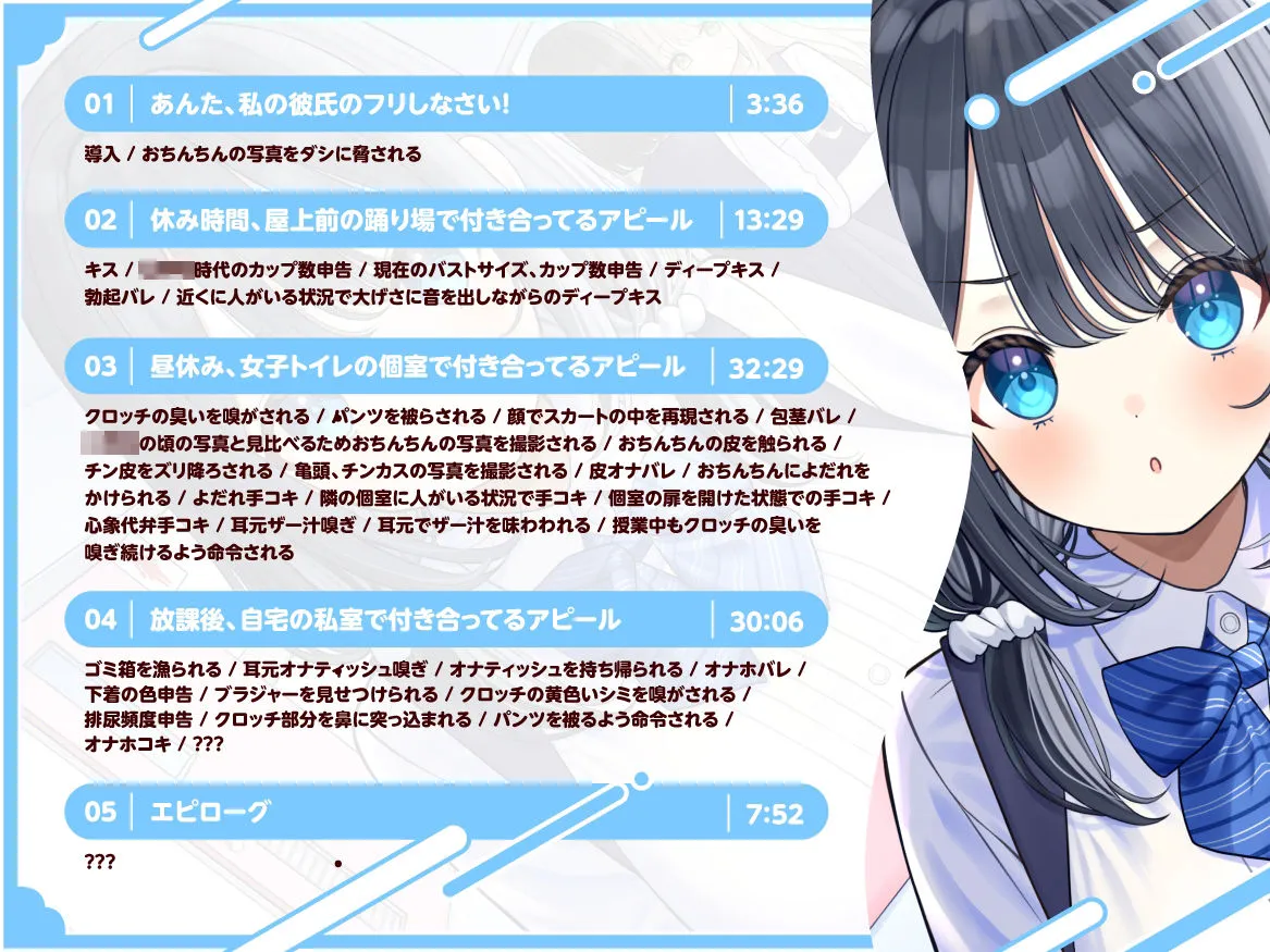 【ソフトマゾ向け】あんた、私の彼氏のフリしなさい！【CV:伊倉える】