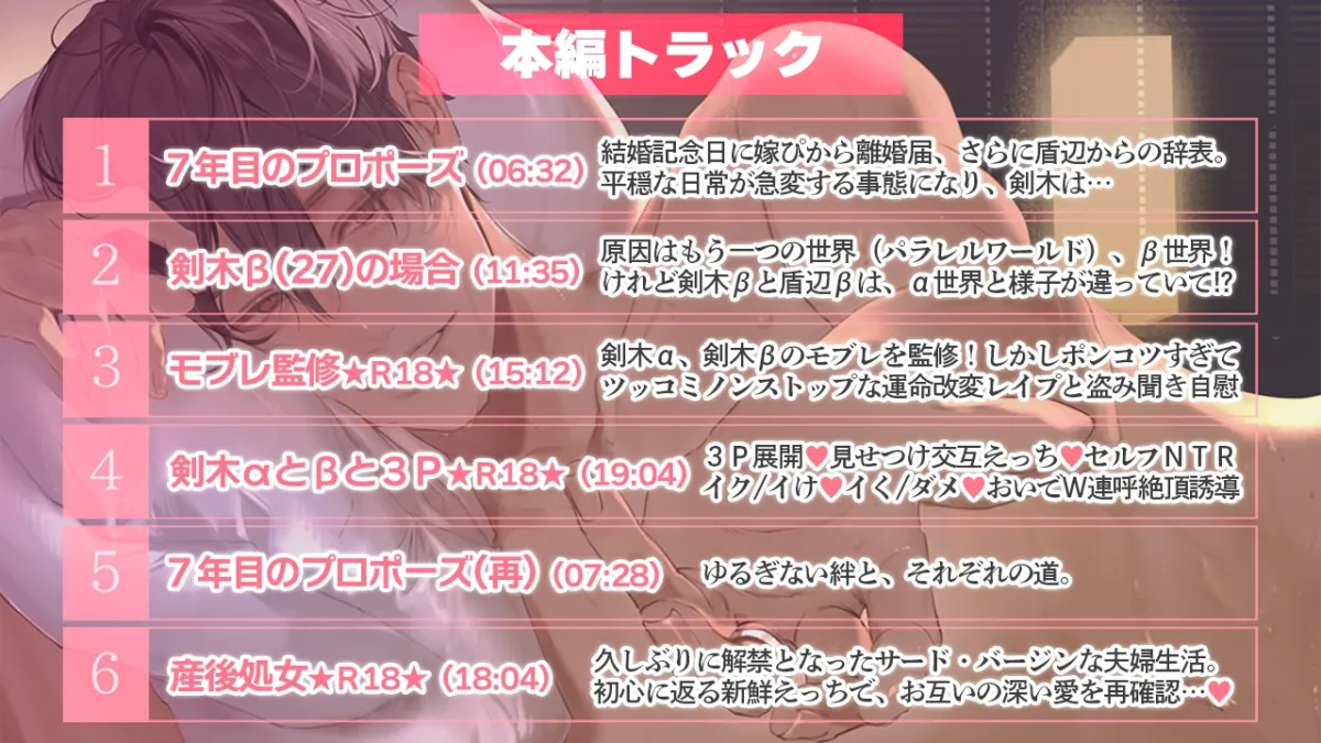 真面目系クズ★モブレくん~良識あるクズ、むたび~【離婚危機と2人の剣木】ジュニアSS/剣木と盾辺の耳かきASMR/セフレくん2.5同梱 真面目系クズ★モブレくん~良識あるクズ、むたび~【離婚危機と2人の剣木】ジュニアSS/剣木と盾辺の耳かきASMR/セフレくん2.5同梱