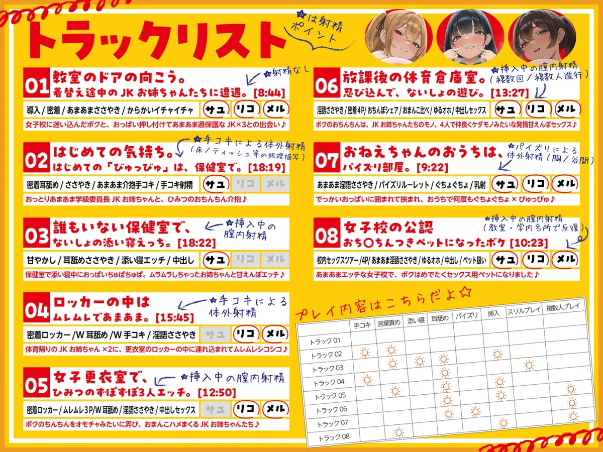 【LIVE2D動画付き】まいごのがっこう。~女子校に迷い込んだボクが、性欲を持て余したJKお姉ちゃんたちのセックス用ペットにされるまで~【おねショタ×JK】 【LIVE2D動画付き】まいごのがっこう。~女子校に迷い込んだボクが、性欲を持て余したJKお姉ちゃんたちのセックス用ペットにされるまで~【おねショタ×JK】