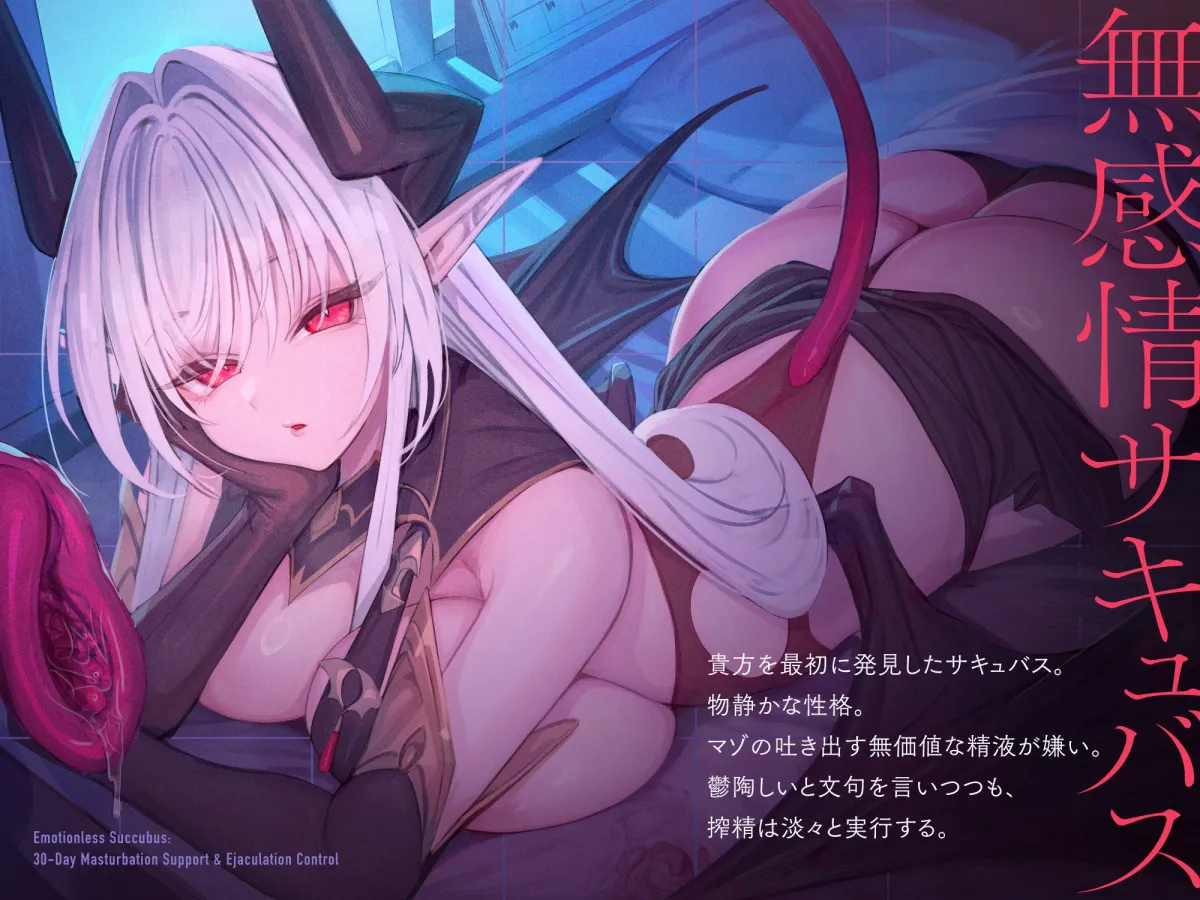 無感情サキュバスの30日オナサポ射精管理