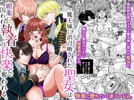 魔王城に誤召喚された聖女は、媚薬に囚われ執着の快楽で奪われる。