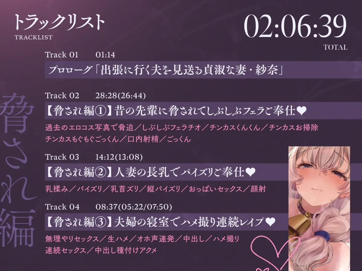 ✅3/16まで限定8特典!✅元コスプレイヤーの人妻が夫以外のチンカス汚ちんぽに堕とされちゃうお話♡【KU100】