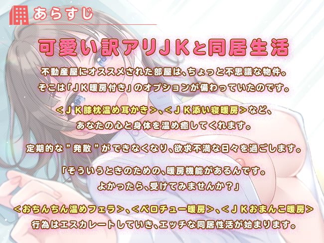 ダウナー系JKと1K性活～エッチな添い寝暖房付き～