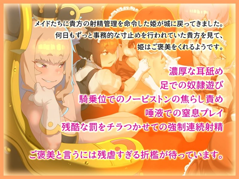 姫のご褒美 耳舐めと奴隷遊びで壊れるまで弄ばれるバイノーラル音声 出逢う女の子全てに犯されるRPGスピンオフ