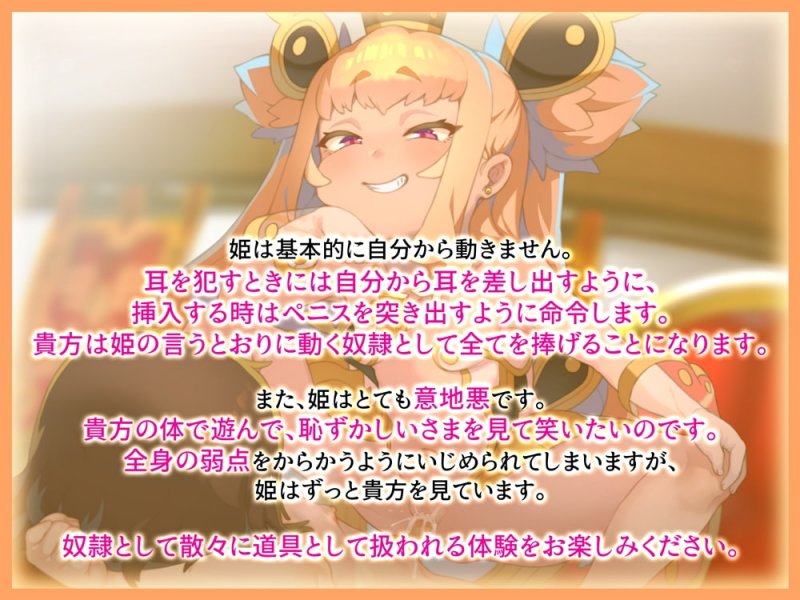 姫のご褒美 耳舐めと奴隷遊びで壊れるまで弄ばれるバイノーラル音声 出逢う女の子全てに犯されるRPGスピンオフ