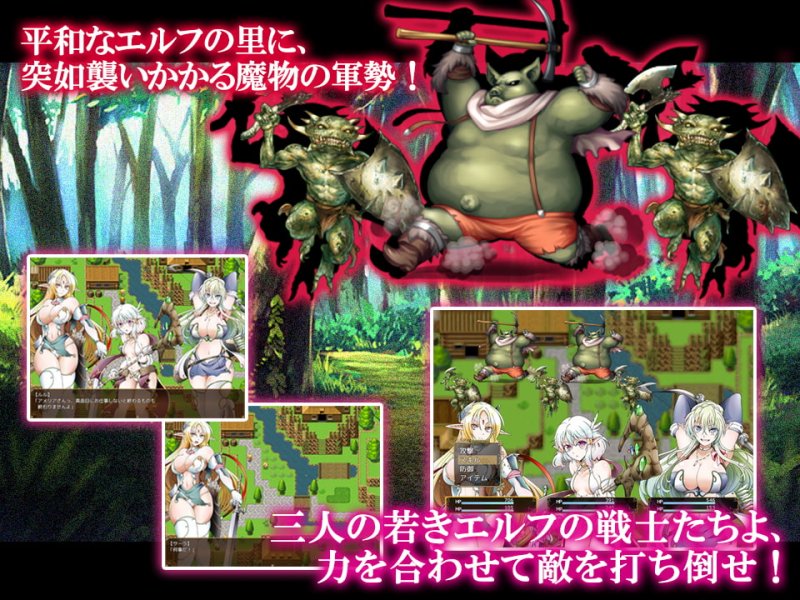 エルフの女戦士たち ～敗北者の悲惨な末路～