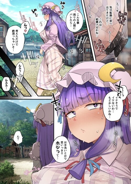 【馬チンポ×パチュリー】穴と馬【東方Project】