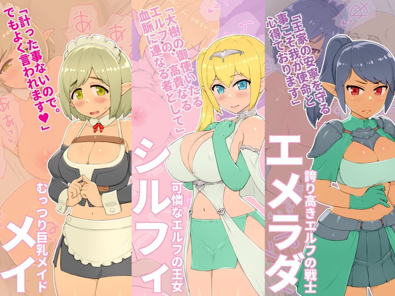 寝取られエルフ王国 呪いを解くには人族ちんぽが必要です 寝取られエルフ王国 呪いを解くには人族ちんぽが必要です