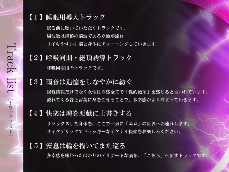 脳波絶頂θ波~女性のイク脳波と同期して死ぬほどの勃起と快感を~ 脳波絶頂θ波~女性のイク脳波と同期して死ぬほどの勃起と快感を~