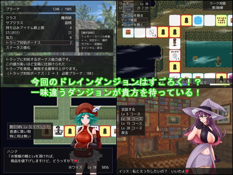 ドレインダンジョン3 ~森の魔女と竜の呪い~ ドレインダンジョン3 ~森の魔女と竜の呪い~