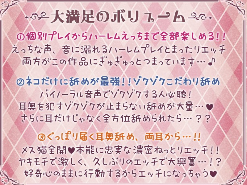 【舐め溺れ/ゾクゾク体験】イき返って恩返しニャ!~ハーレムも個別も充実☆約4時間30分~ 【舐め溺れ/ゾクゾク体験】イき返って恩返しニャ!~ハーレムも個別も充実☆約4時間30分~