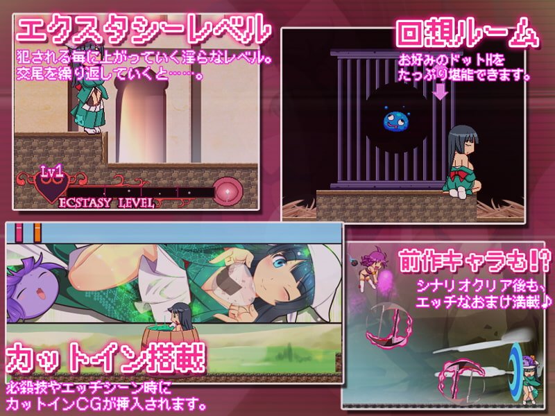 【爆乳ドットアクションゲーム】カボプリ2 -カリンと汚ブタと孕みの魔石-