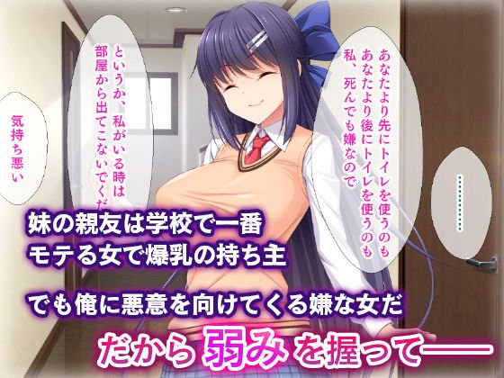 【JKレイプ】弱みを握ってヤりたい放題!~妹の親友がムカつく奴なので強制ごっくん、特濃中出し、アナル攻めで復讐した話~ 【JKレイプ】弱みを握ってヤりたい放題!~妹の親友がムカつく奴なので強制ごっくん、特濃中出し、アナル攻めで復讐した話~