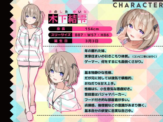 自堕落で生イキな引きこもりの妹……変態だよねお兄ちゃん【フォーリーサウンド】 自堕落で生イキな引きこもりの妹……変態だよねお兄ちゃん【フォーリーサウンド】