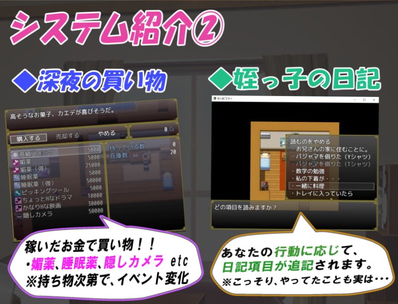 【姪っ子同居エロSLG】姪っ子と過ごす日々