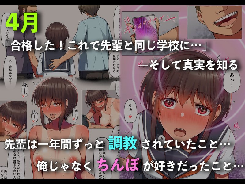 堕とされ彼女-何も知らない彼氏くんと会う度にエロくなる先輩彼女編- 堕とされ彼女-何も知らない彼氏くんと会う度にエロくなる先輩彼女編-