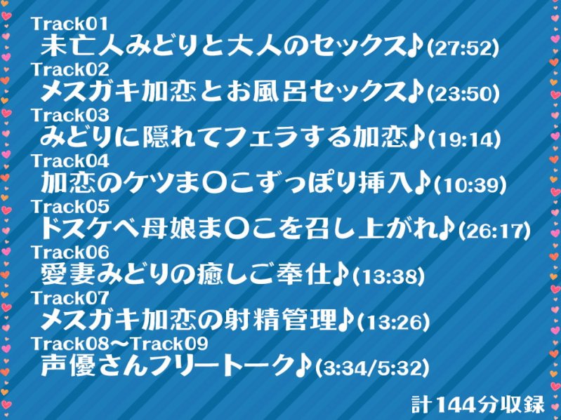 聖母とメスガキ 家賃は中出し母娘まんこでお納めください♪ 聖母とメスガキ 家賃は中出し母娘まんこでお納めください♪