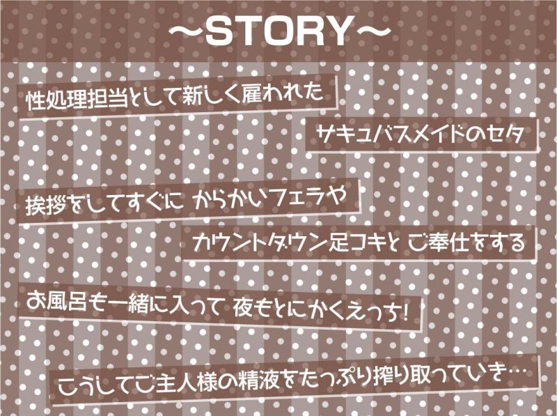 中出し孕み担当のサキュバスメイドとのドスケベえちえち性活【フォーリーサウンド】