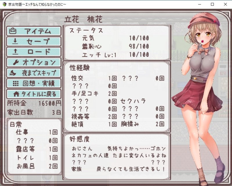 【家出少女エロSLG】家出物語~エッチな事なんて知らなかったのに~ 【家出少女エロSLG】家出物語~エッチな事なんて知らなかったのに~