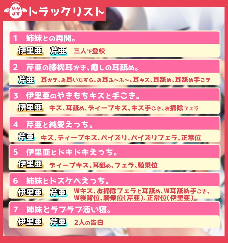 【KU100】女神×サキュバス めがばす! 〜姉妹で取り合う!あまあまエッチ〜