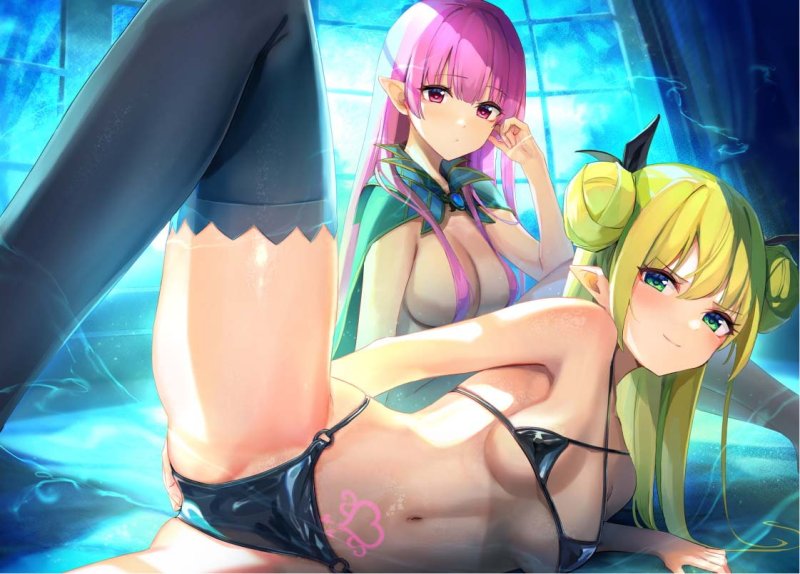 安眠担当＆いたずら担当!えちえち出張サキュバス＆エルフ!【フォーリーサウンド】