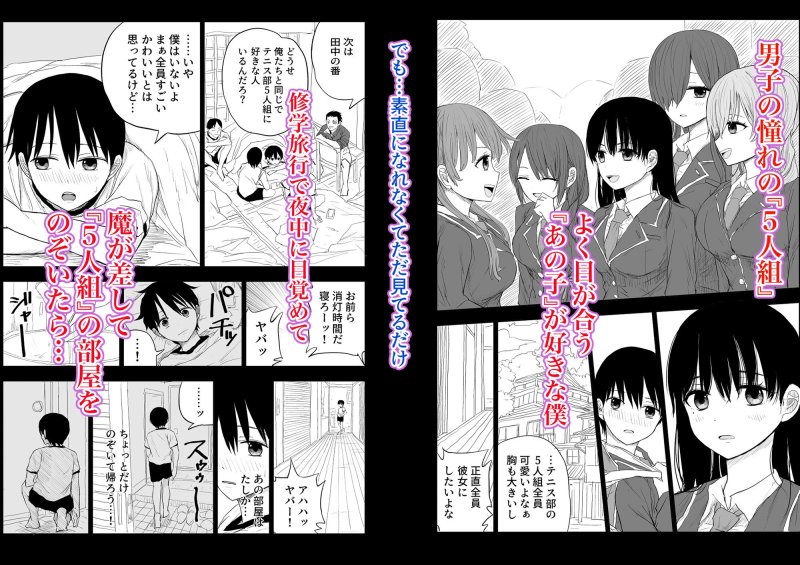 【JKハーレム×NTR・BSS】トラウマ修学旅行~僕はあの子とヤリチンのキスハメ観測者~ 【JKハーレム×NTR・BSS】トラウマ修学旅行~僕はあの子とヤリチンのキスハメ観測者~