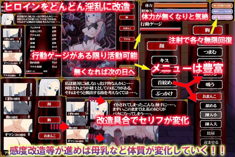 【触手お触りエロSLG】魔法剣士ラピス 【触手お触りエロSLG】魔法剣士ラピス