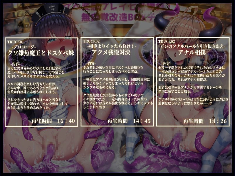 【無様シチュ特化】アヘおほバラエティ!ドスケベ変態プレイ七番勝負!!「お゛ッ!おッ、おッ!お゛お゛ォ～～!あ゛～もう負け!負けでいいからぁ!んお゛お゛ぉ～～ッ」