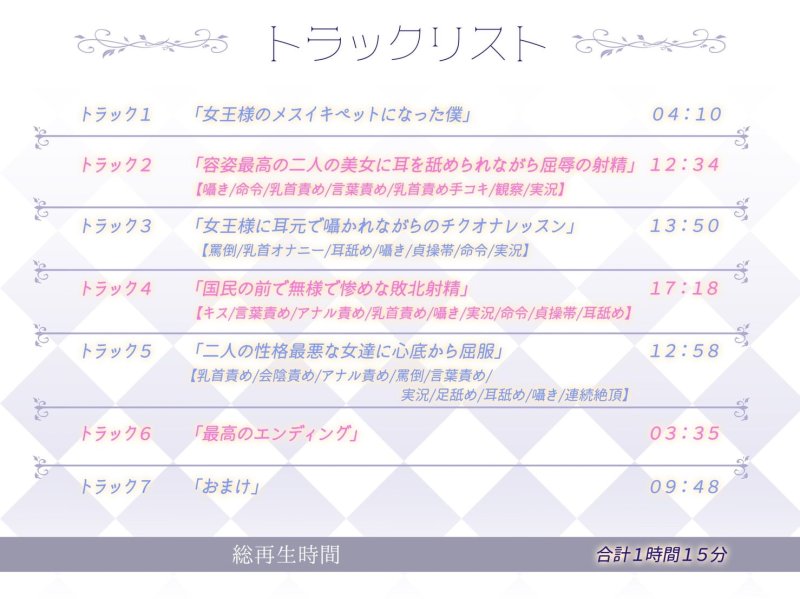 【マゾ向け×耳舐め隠語】無慈悲でドSな女王様に命乞いをしたら、メスイキペットにされてしまった僕