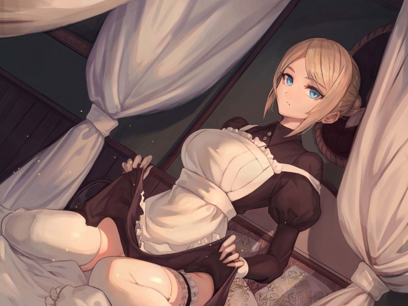 絶優秀金髪メイドに性処理をさせる話 『続』 〜身も心も貴方と共に〜