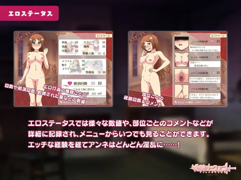 【姫騎士エロRPG】姫騎士クエスト～アンネの淫欲冒険記～