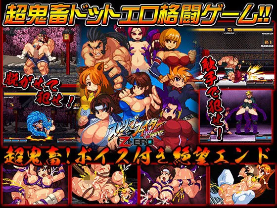 【鬼畜リョナエロドット格闘ゲーム】ストリップファイターZERO 【鬼畜リョナエロドット格闘ゲーム】ストリップファイターZERO