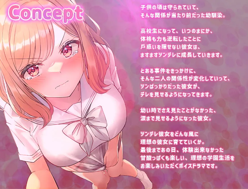 【陽向葵ゅか×幼なじみJK】ツンデレ幼馴染の育て方 ～ツンデレ幼馴染の“沙紀”と“俺くん”のじれったいラブラブえっちなボイスドラマ～