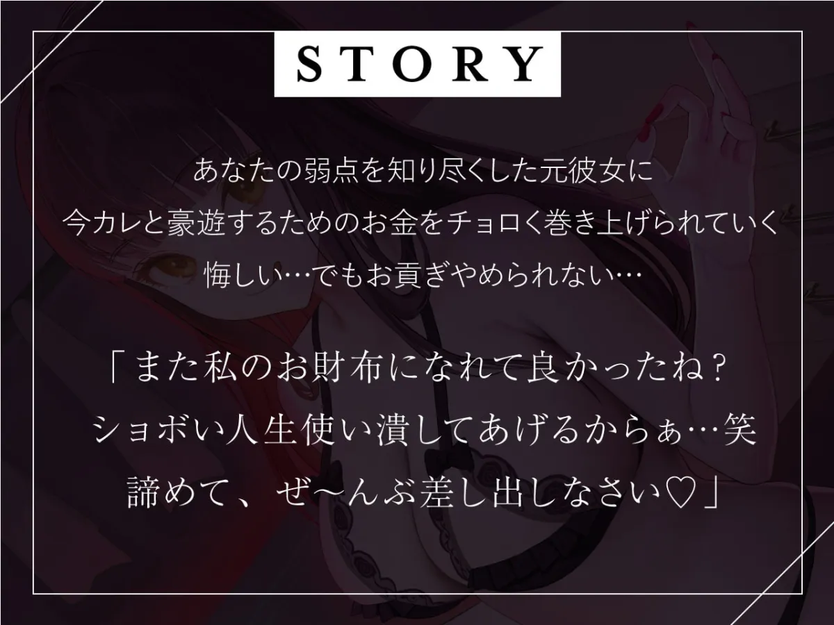 【野上菜月×貢ぎマゾ】元カノM性感 マゾ向け風俗で働く寝取られ元カノに貢いでいます