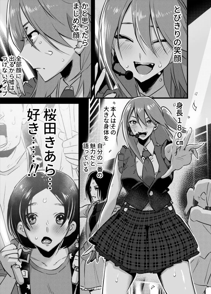 【ふたなり百合】ふたなりアイドルの性処理もマネージャーの仕事です！