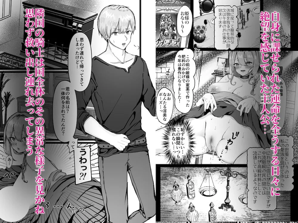 【騎士×エロい呪いを掛けられた姫】恥辱のイバラ姫と寂森の童貞騎士 【騎士×エロい呪いを掛けられた姫】恥辱のイバラ姫と寂森の童貞騎士