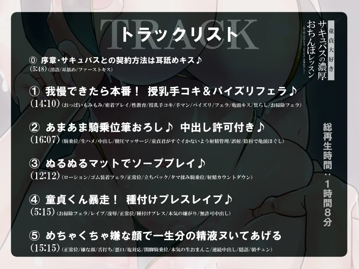 【御子柴泉×サキュバス】【100円】童貞大好きサキュバスの濃厚おちんぽレッスン ～ぬくぬくおまんこでバキバキチンポ筆おろし♪～【バイノーラル】