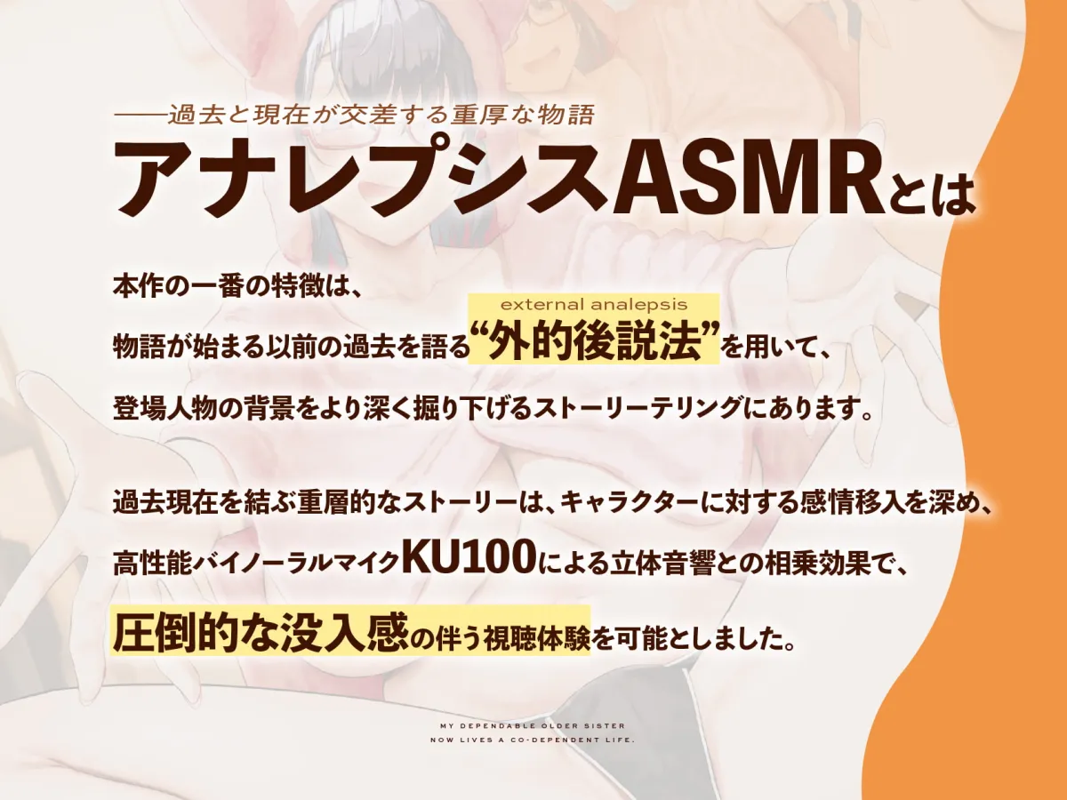 【逢坂成美×弟姉近親相姦】【アナレプシスASMR】昔はしっかりしてた、ひきこもりニート姉とのイチャラブ共依存生活【KU100/バイノーラル】