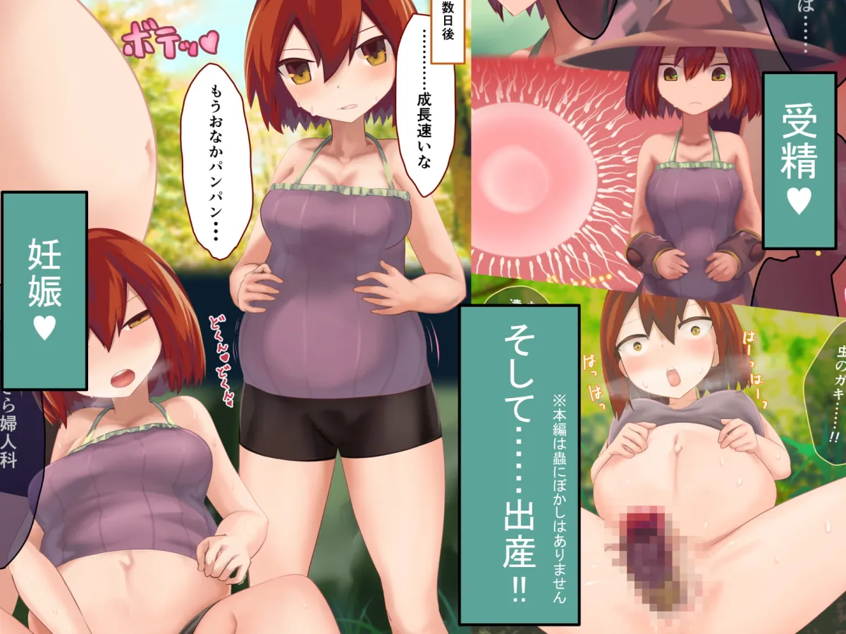 【虫姦】異種姦敗北譚～蟲に負けて妊娠出産する女たち～