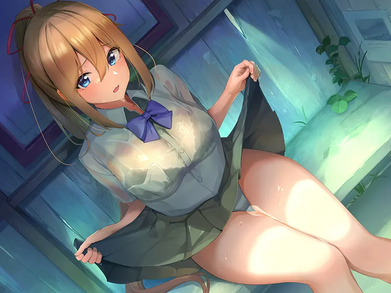 【和泉万夜×JK失禁】お股の緩い後輩ちゃんはすぐおしっこ漏らしちゃう♪『先輩ぃ～……おしっこの匂い嗅がないでくださいぃ……』【CV.歩サラ/KU100】